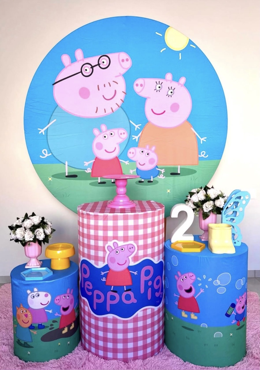 Kit Peppa Pig 2 - Pegue e Monte Fest