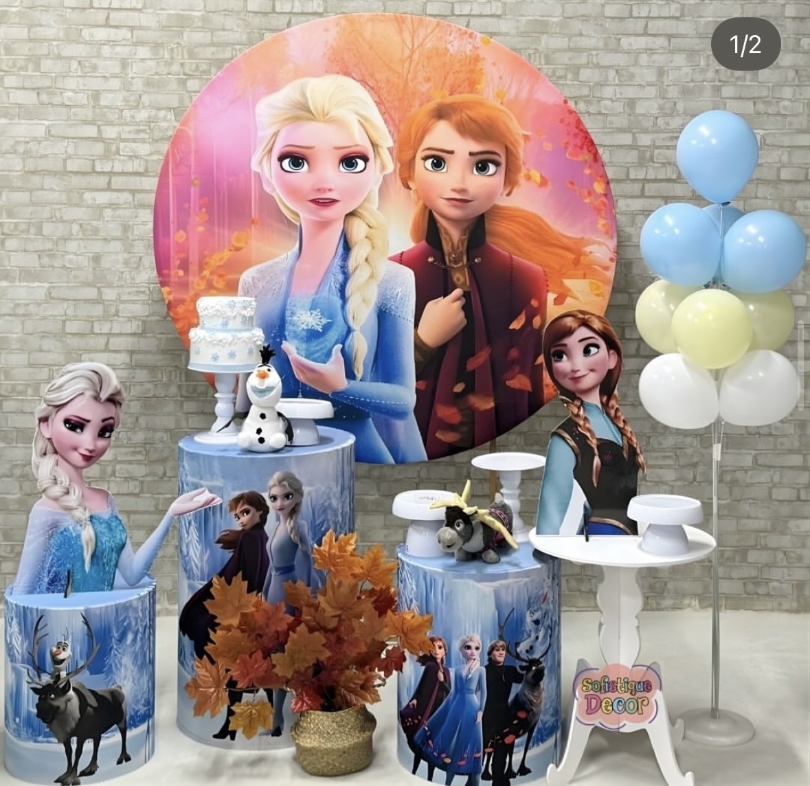 Kit Frosen E Elsa 2 - Pegue e Monte Fest