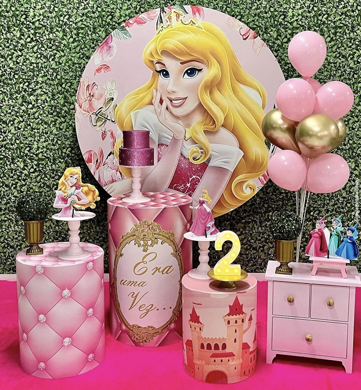 Kit Princesa Aurora - Pegue e Monte Fest