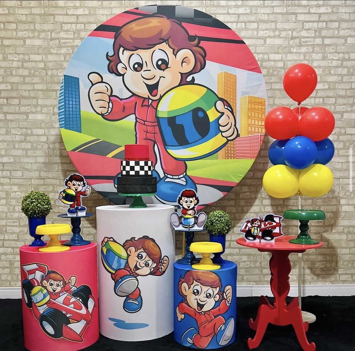 Kit Ayrton Senna Kids - Pegue e Monte Fest