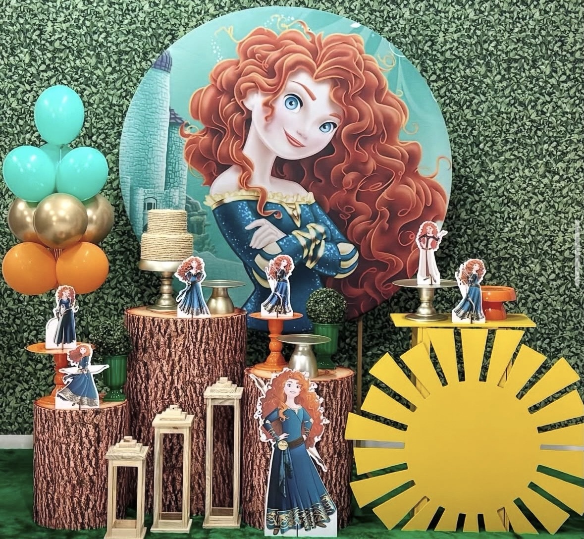 Kit Merida - A Princesa Valente - Pegue e Monte Fest
