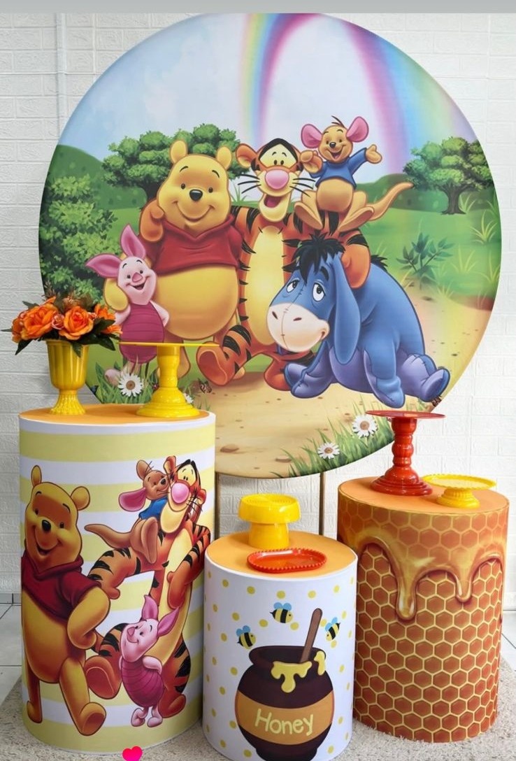 Kit Ursinho Pooh - Pegue e Monte Fest