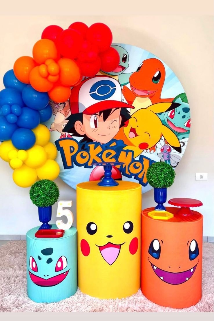 Kit Pokemon - Pegue e Monte Fest