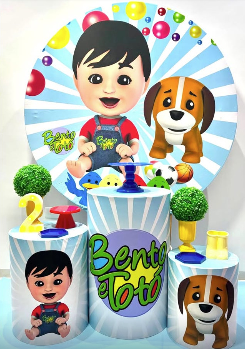 Kit Bento E Totó 3 - Pegue e Monte Fest