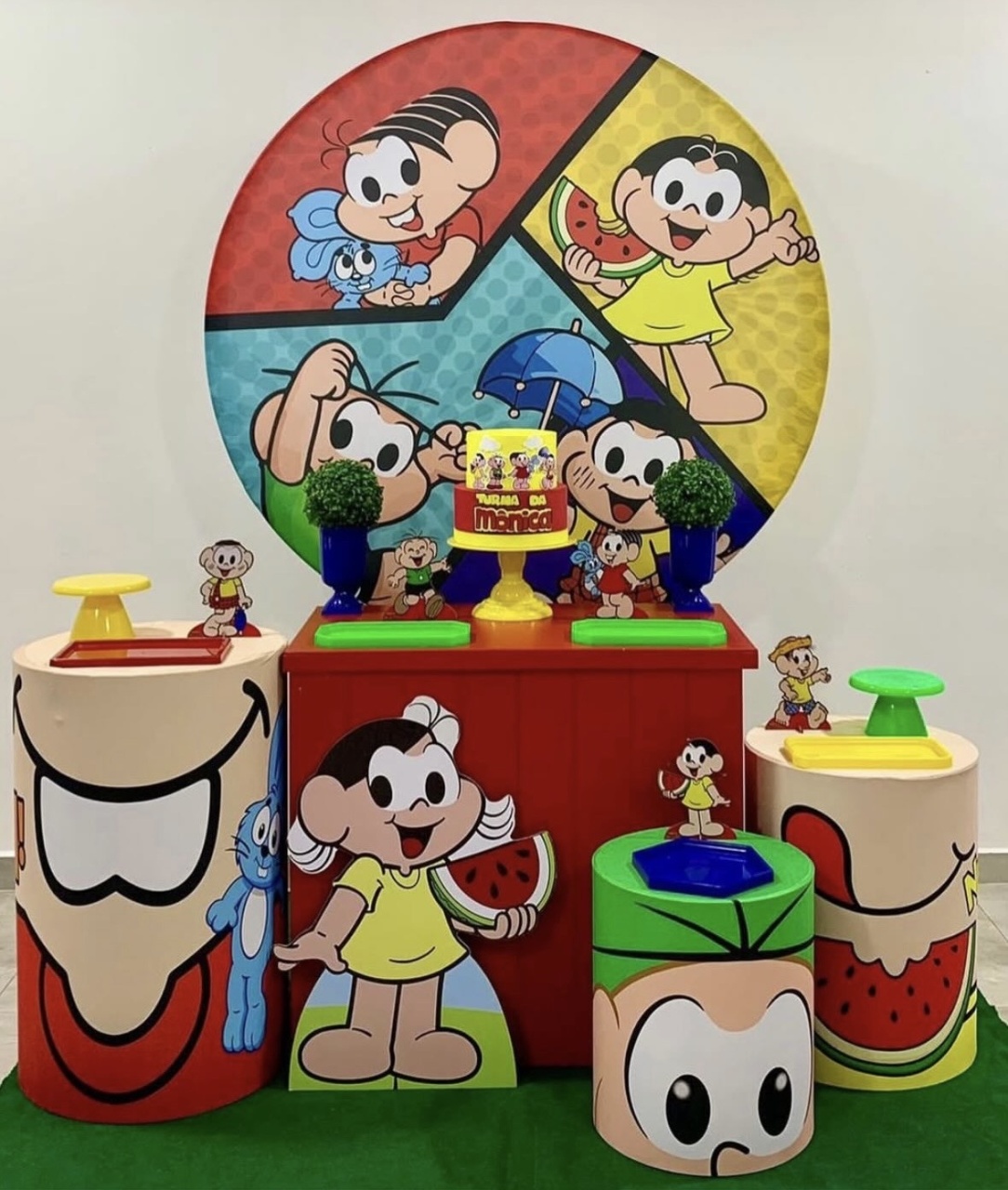 Kit Turma da Mônica 2 - Pegue e Monte Fest