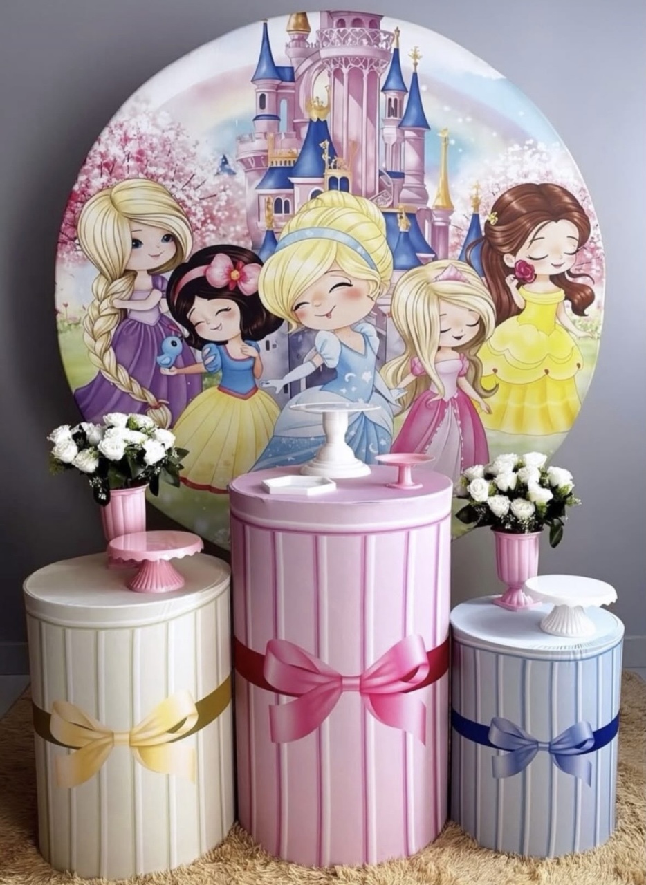 Kit Princesas Cute - Pegue e Monte Fest