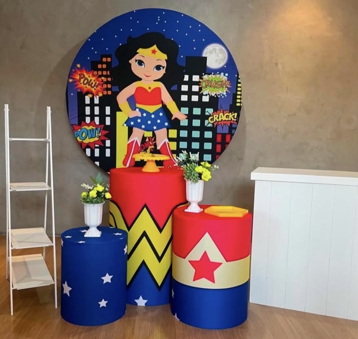 Kit Mulher Maravilha Baby - Pegue e Monte Fest