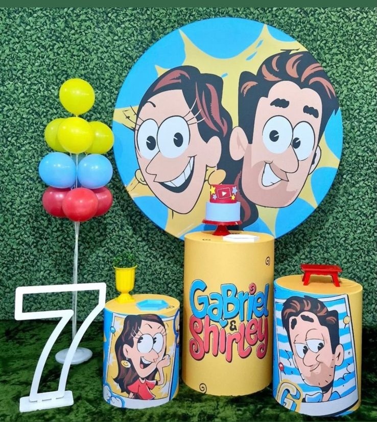 Kit Gabriel E Shirley - Pegue e Monte Fest