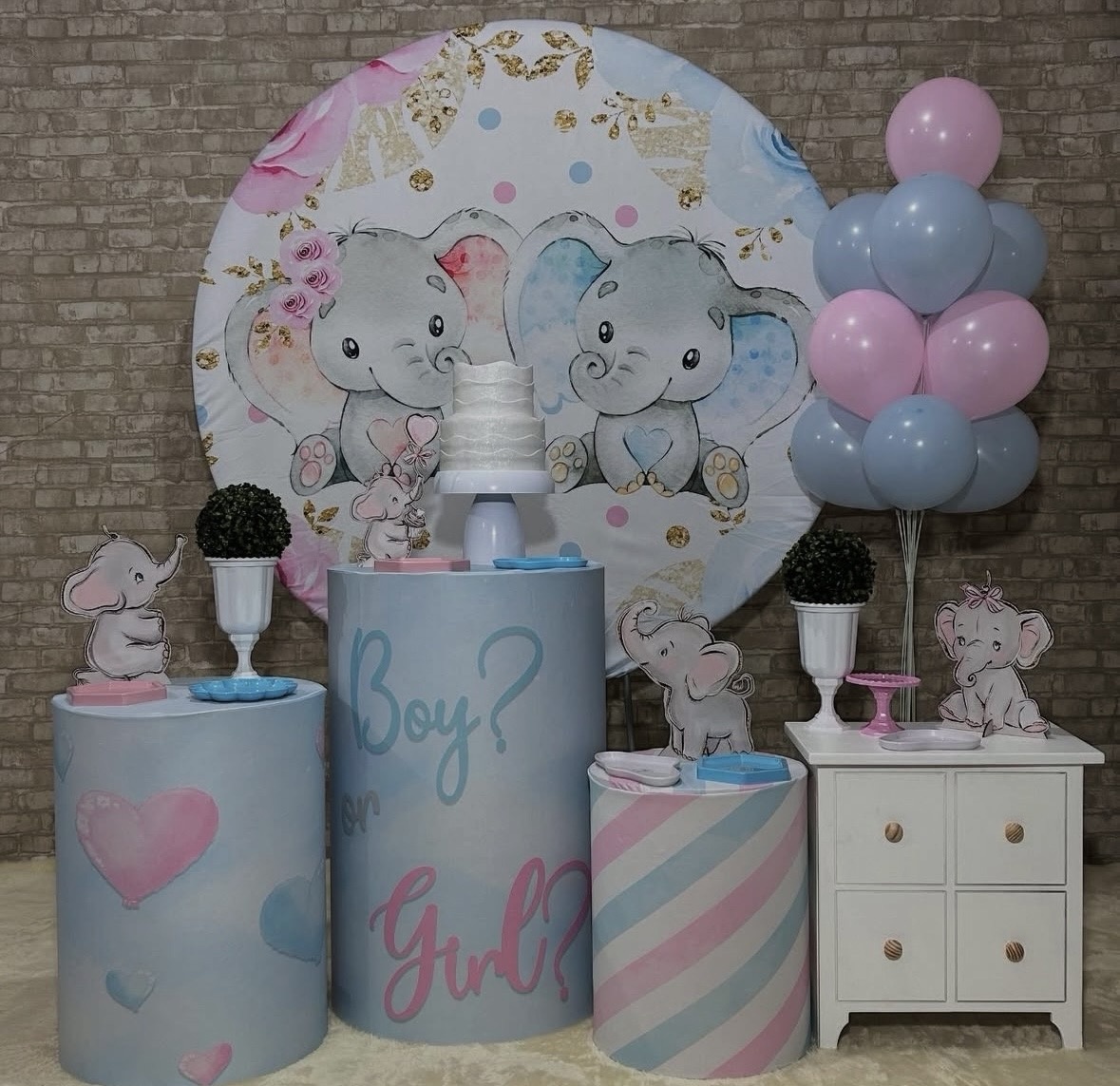 Kit Chá Revelação 19 - Pegue e Monte Fest