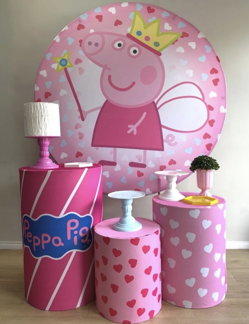 Kit Peppa Pig - Pegue e Monte Fest