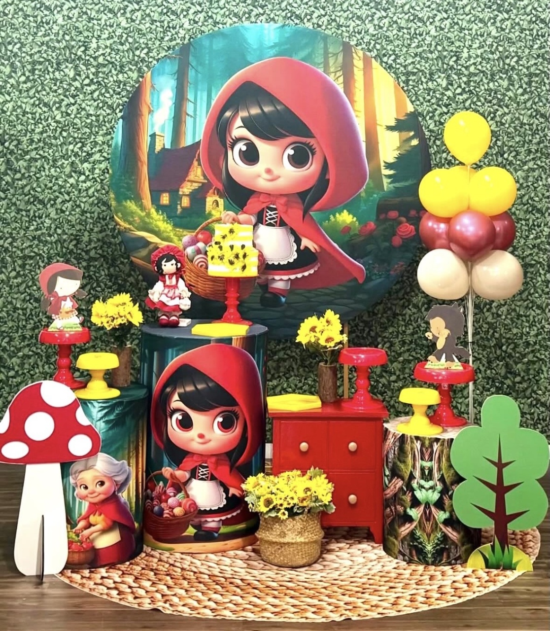 Kit Chapeuzinho Vermelho 2 - Pegue e Monte Fest