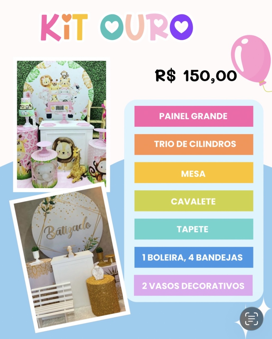 Kit Ouro - Pegue e Monte Fest
