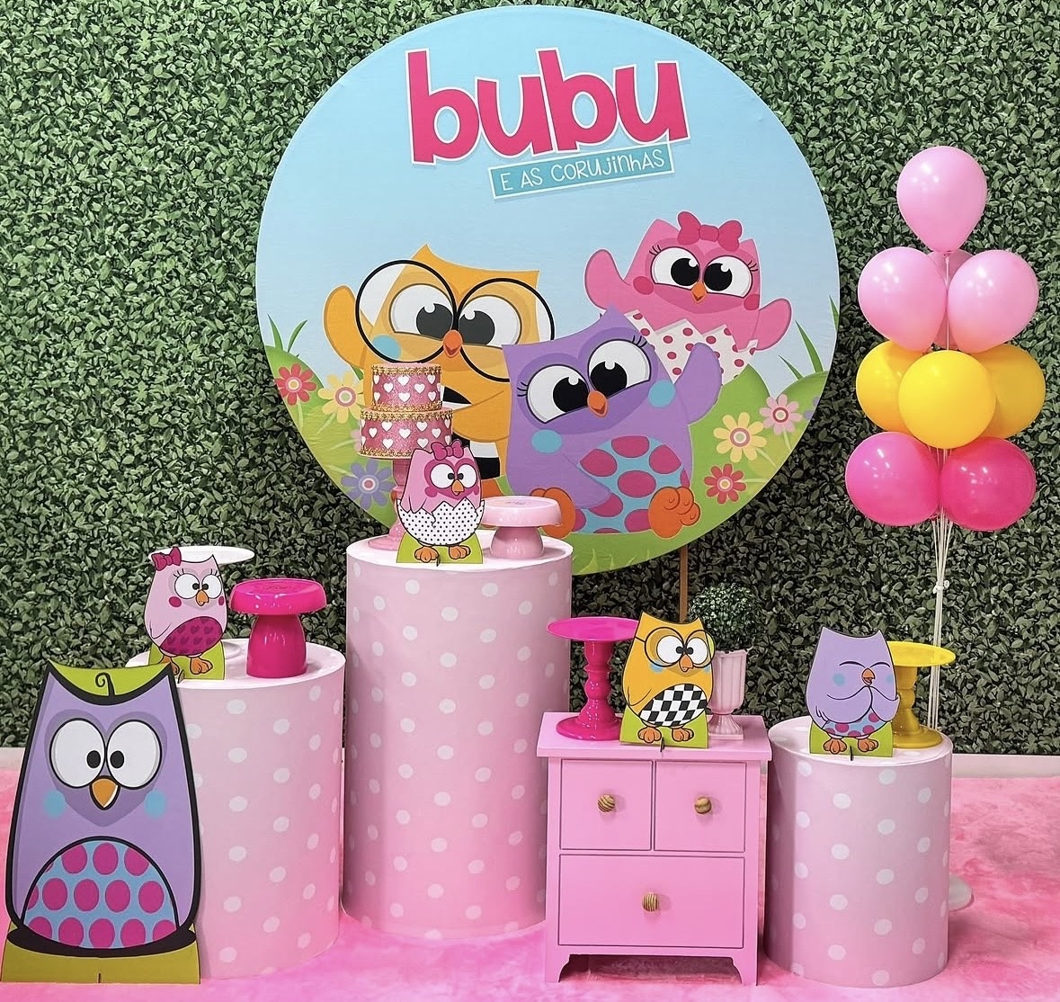 Kit Bubu E As Corujinhas - Pegue e Monte Fest