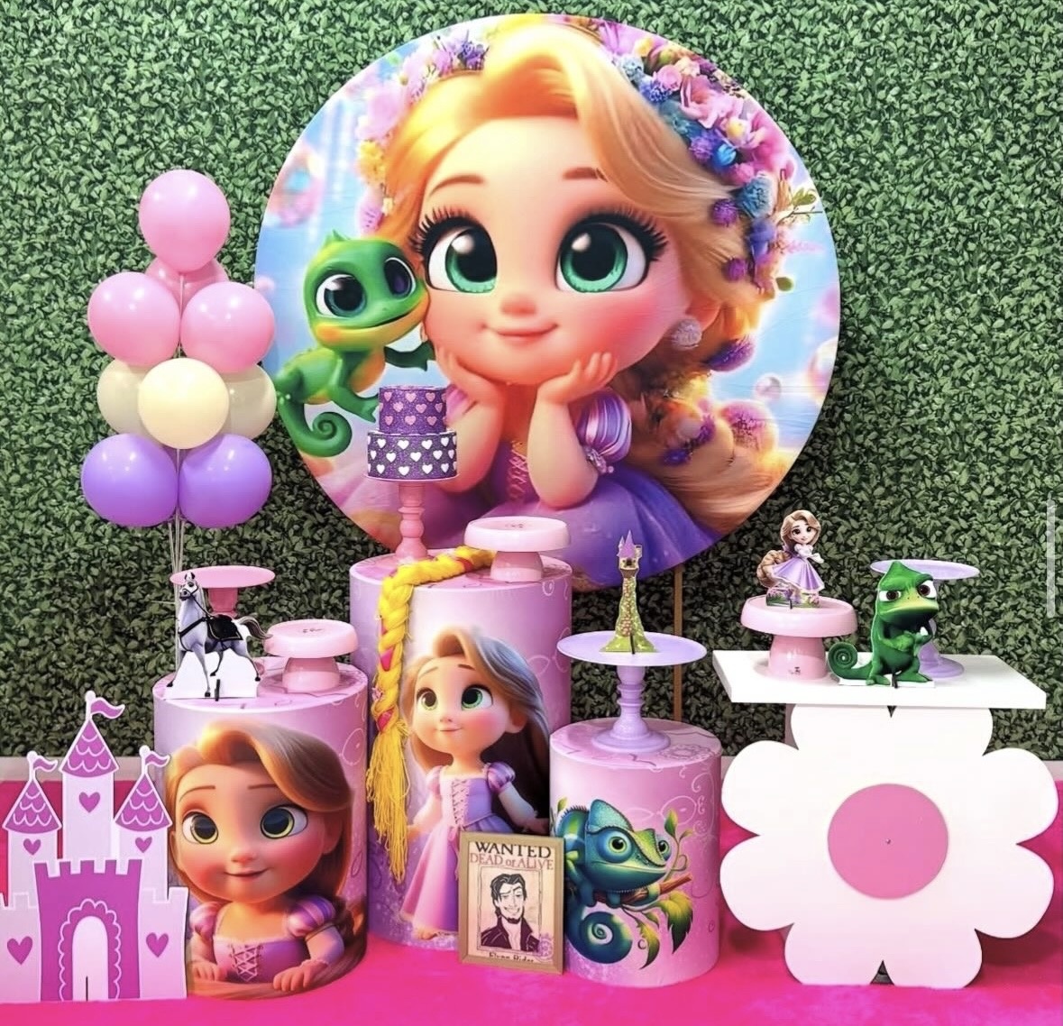 Kit Rapunzel Baby - Pegue e Monte Fest