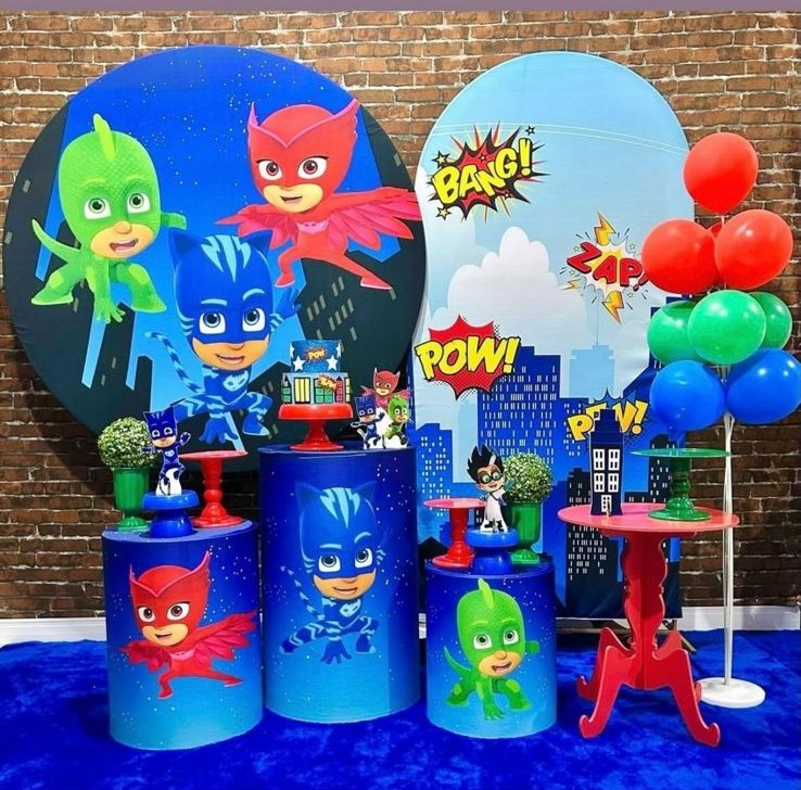 Kit Pj Masks: Heróis de Pijama - Pegue e Monte Fest