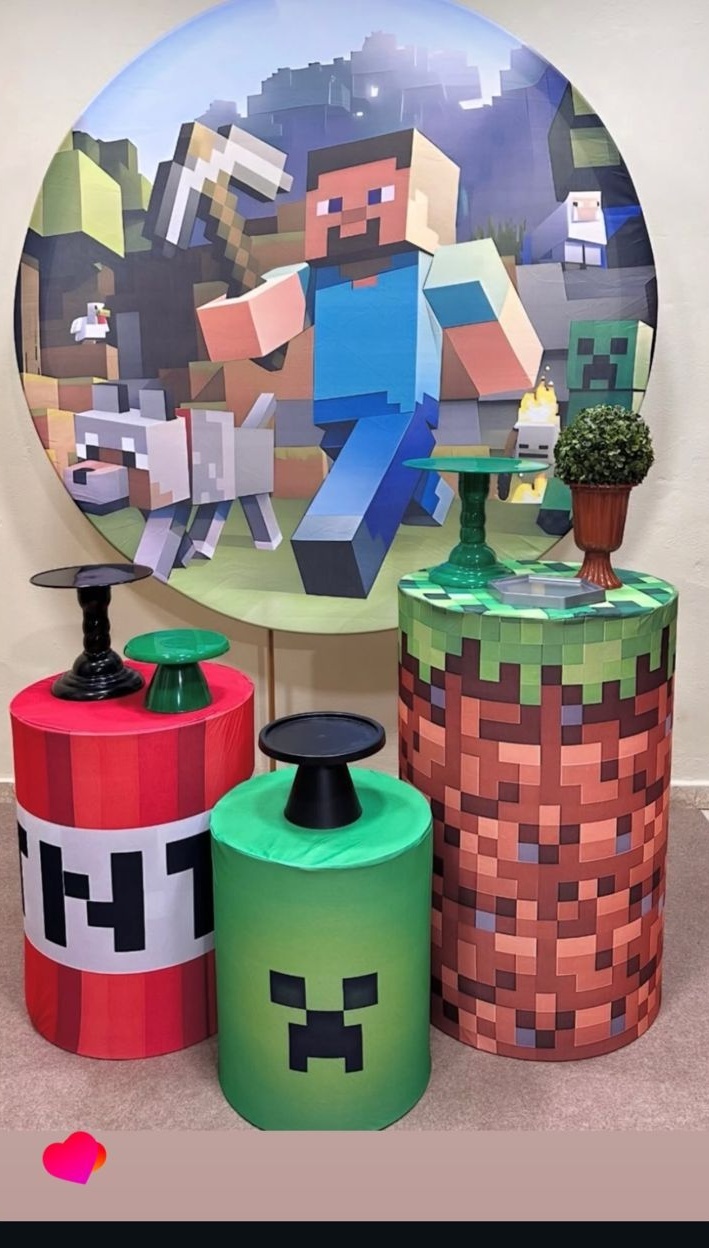 Kit Minecraft1 - Pegue e Monte Fest