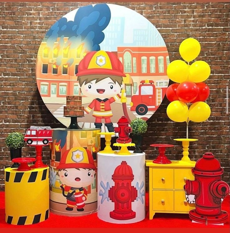 Kit Bombeiro Baby - Pegue e Monte Fest