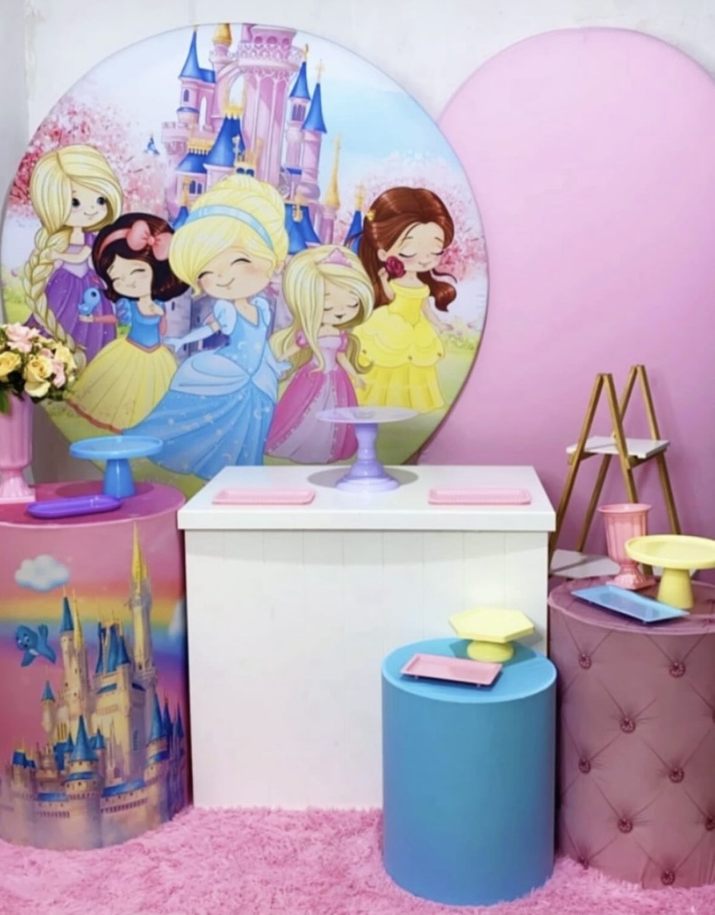 Kit Princesas Cute 3 - Pegue e Monte Fest