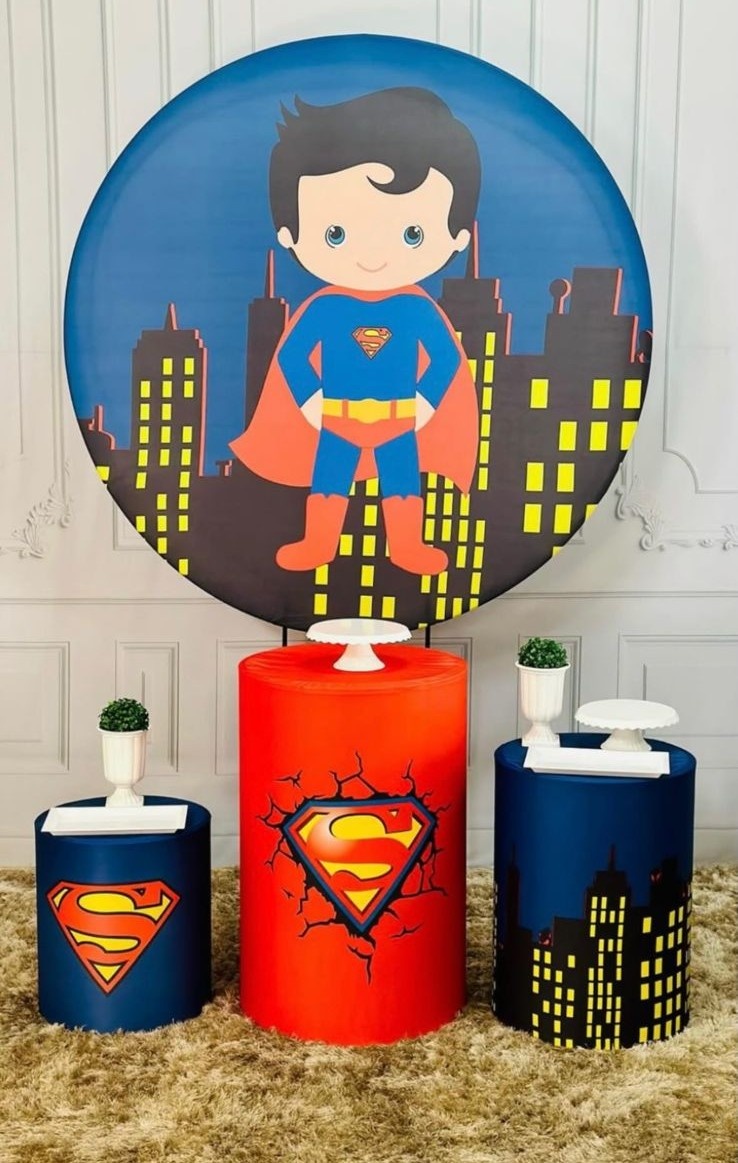 Kit Super Homem Baby - Pegue e Monte Fest