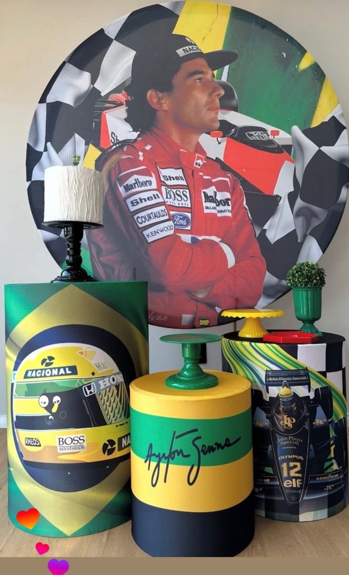 Kit Fórmula 1 Ayrton Senna - Pegue e Monte Fest