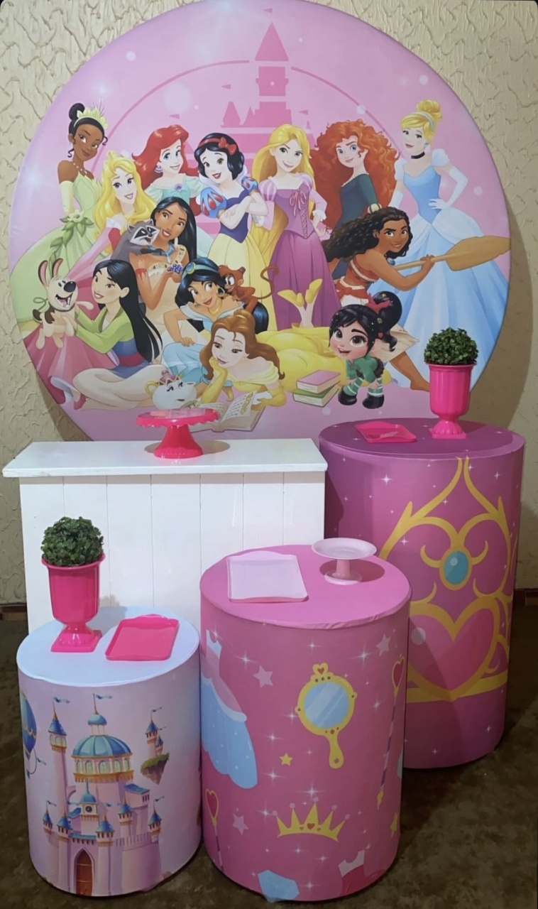 Kit Princesas 3 - Pegue e Monte Fest