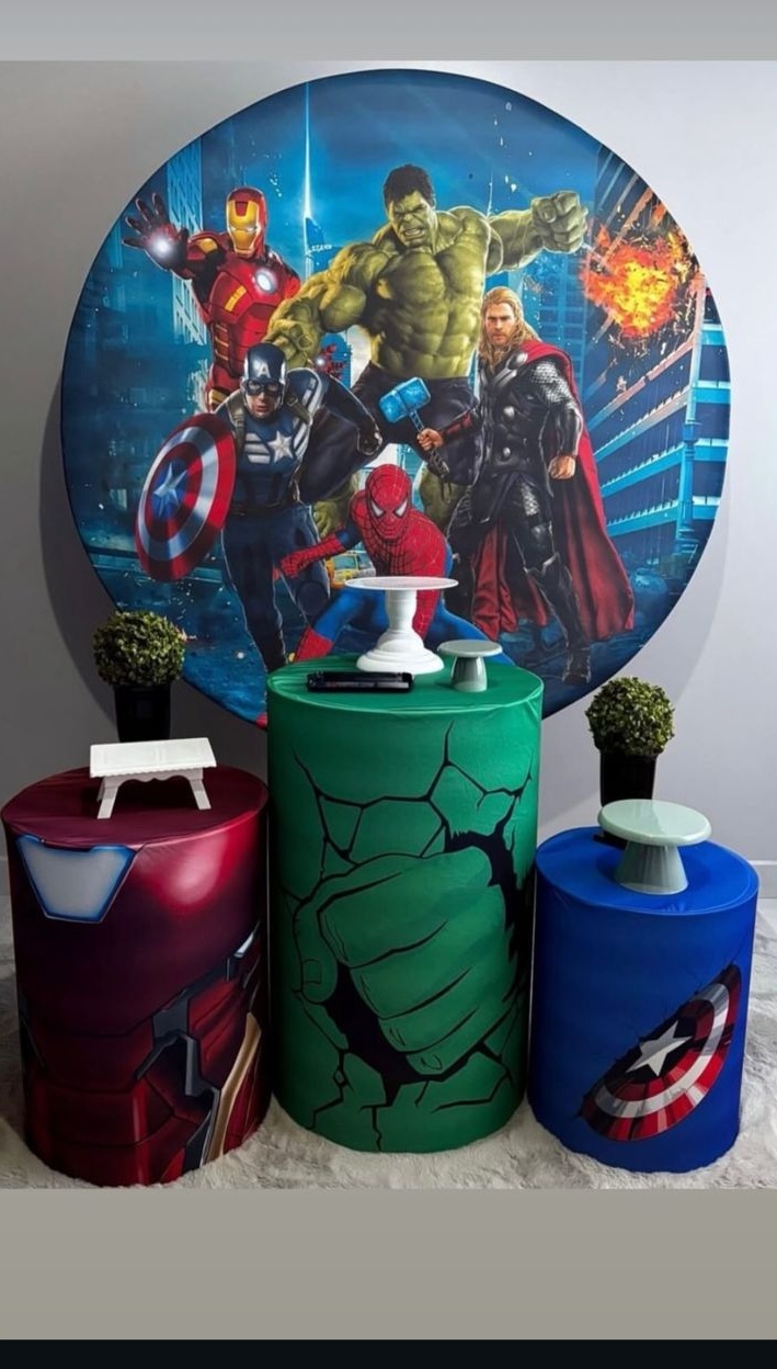 Kit Vingadores Adul - Pegue e Monte Fest