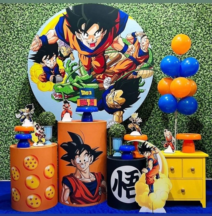 Kit Dragon Ball Z - Pegue e Monte Fest