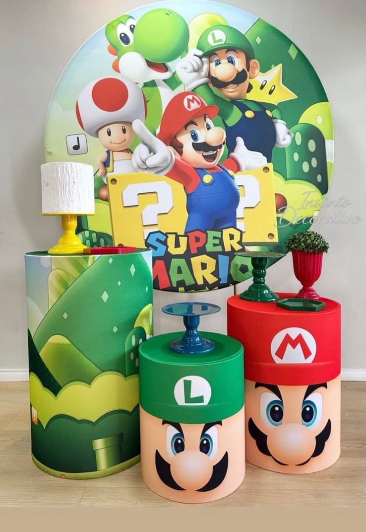 Kit Super Mário - Pegue e Monte Fest