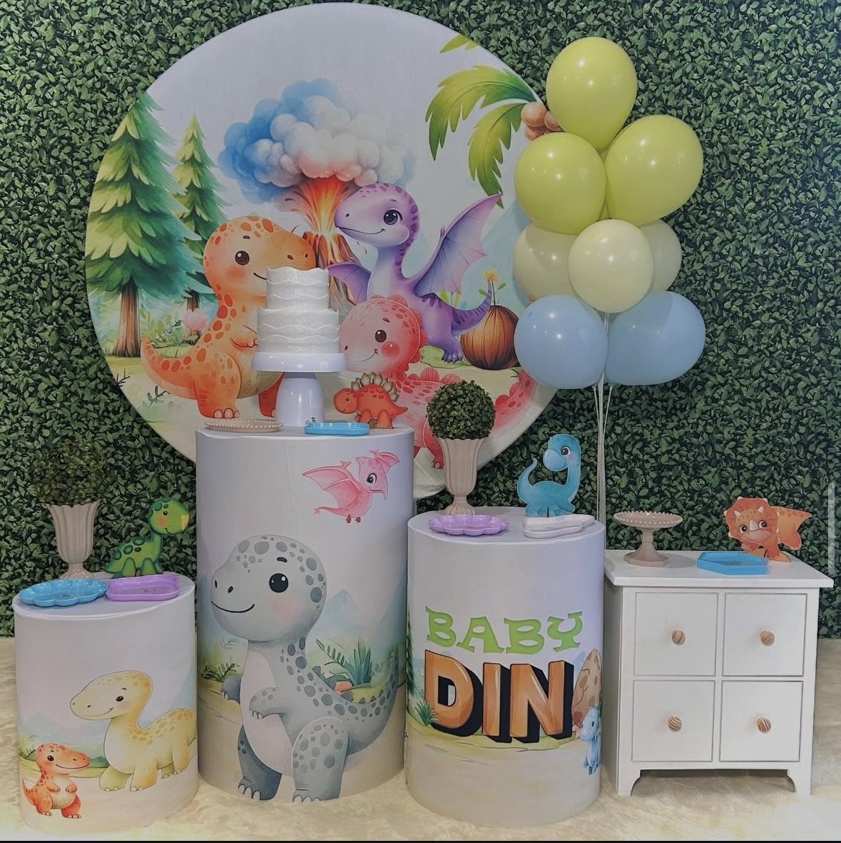 Kit Dino Baby 4 - Pegue e Monte Fest