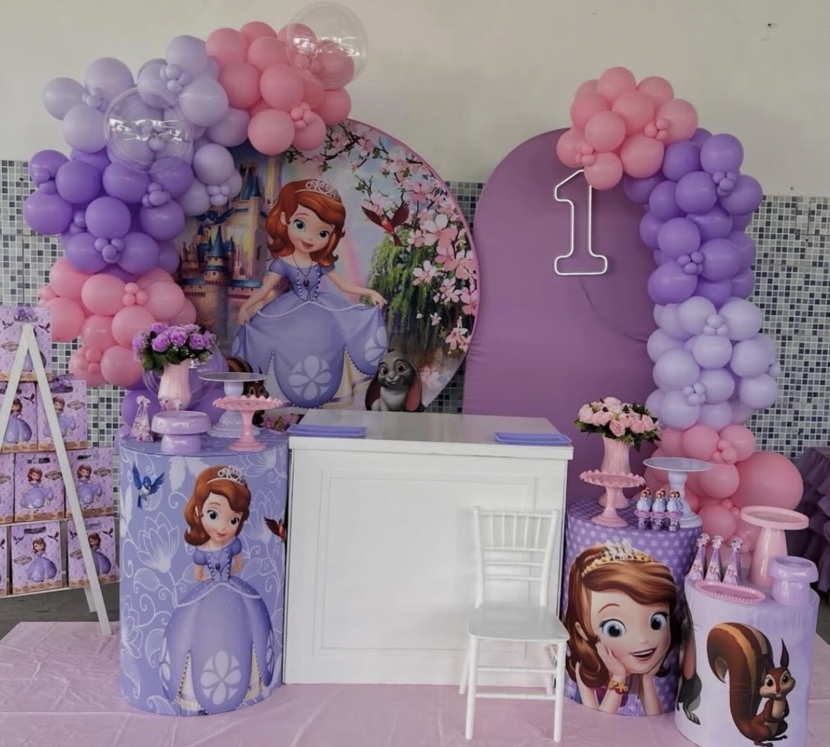 Kit Princesa Sofia - Pegue e Monte Fest