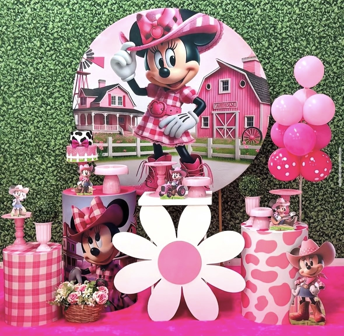 Kit Minnie Vaqueira 3 - Pegue e Monte Fest