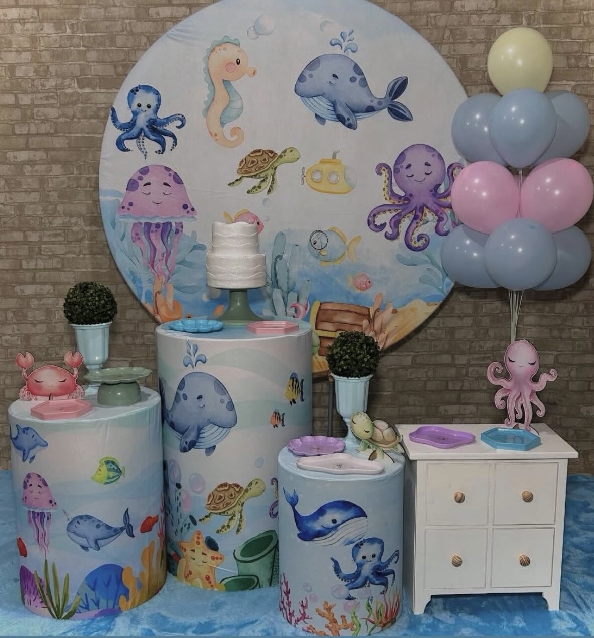 Kit Fundo Do Mar 5 - Pegue e Monte Fest