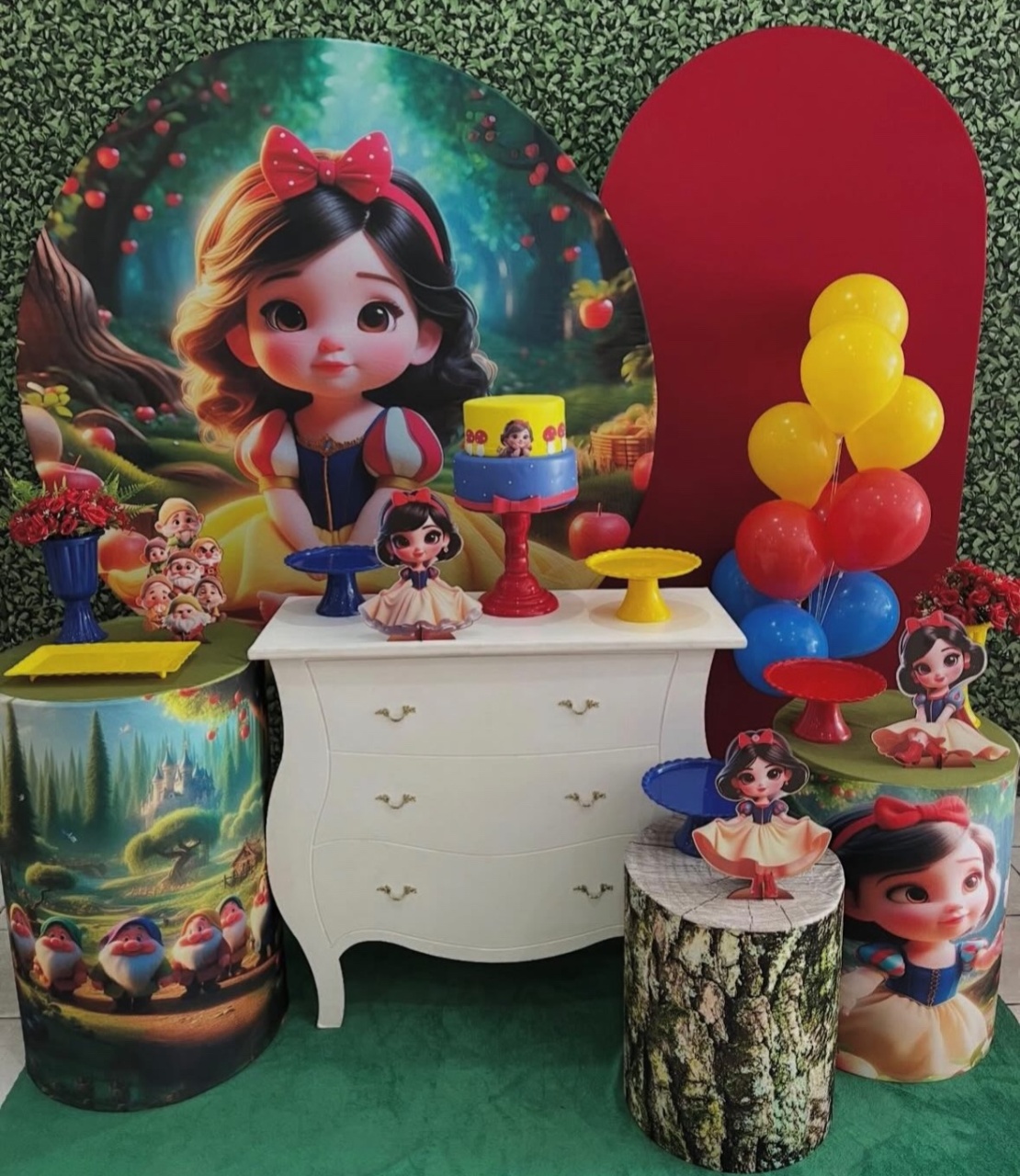 Kit Branca de Neve Cute - Pegue e Monte Fest