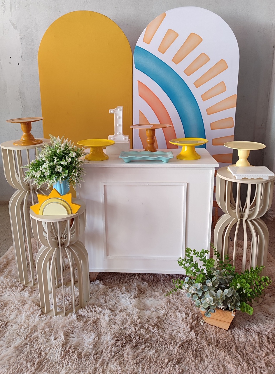 Sol - Raio de Sol - Boho - Arco Iris  - Arte Sonho Locação