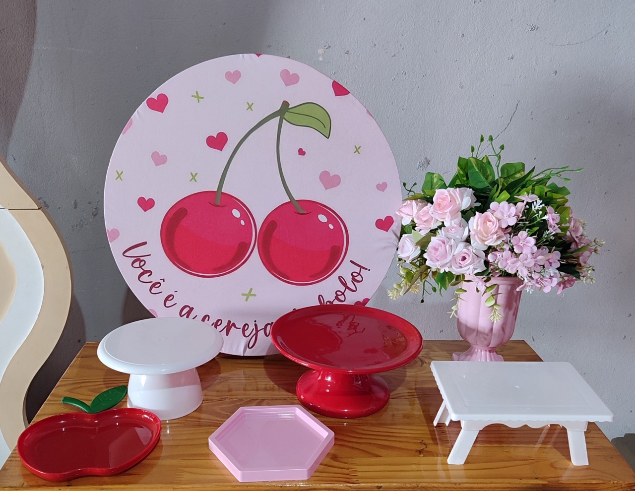 Mini Kit Cerejinha - Arte Sonho Locação
