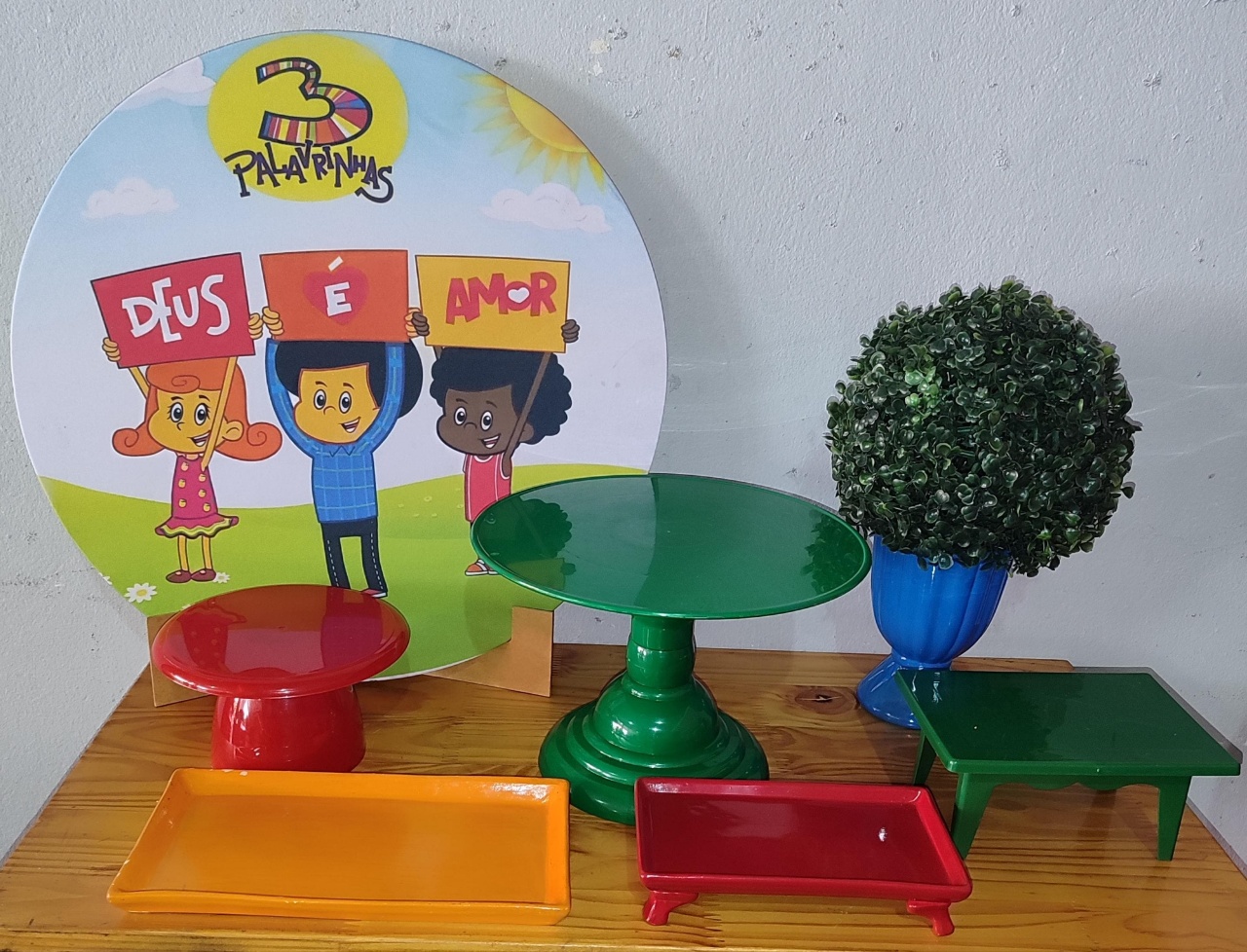 Mini Kit Três Palavrinhas - Arte Sonho Locação