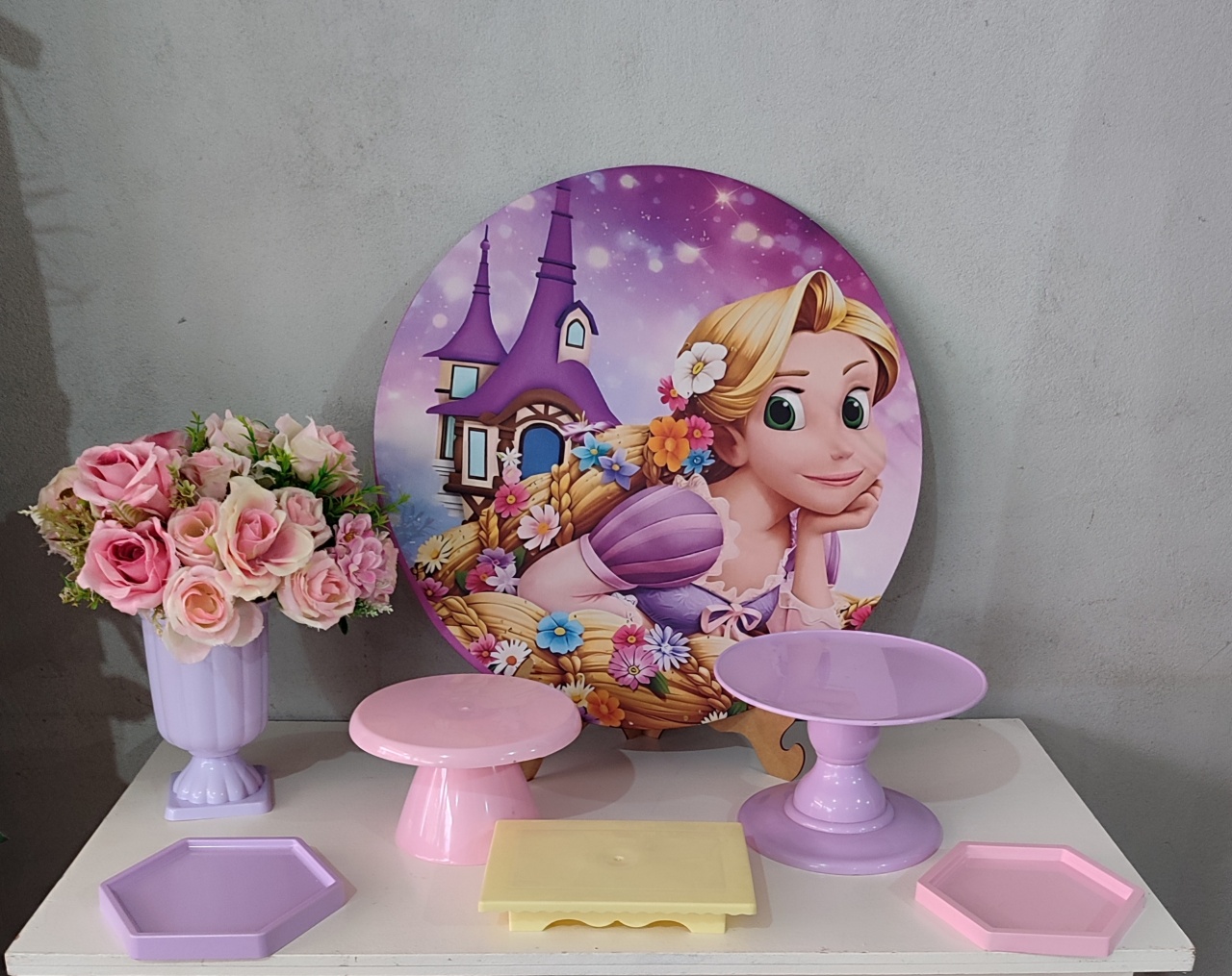 Mini Kit Rapunzel - Arte Sonho Locação