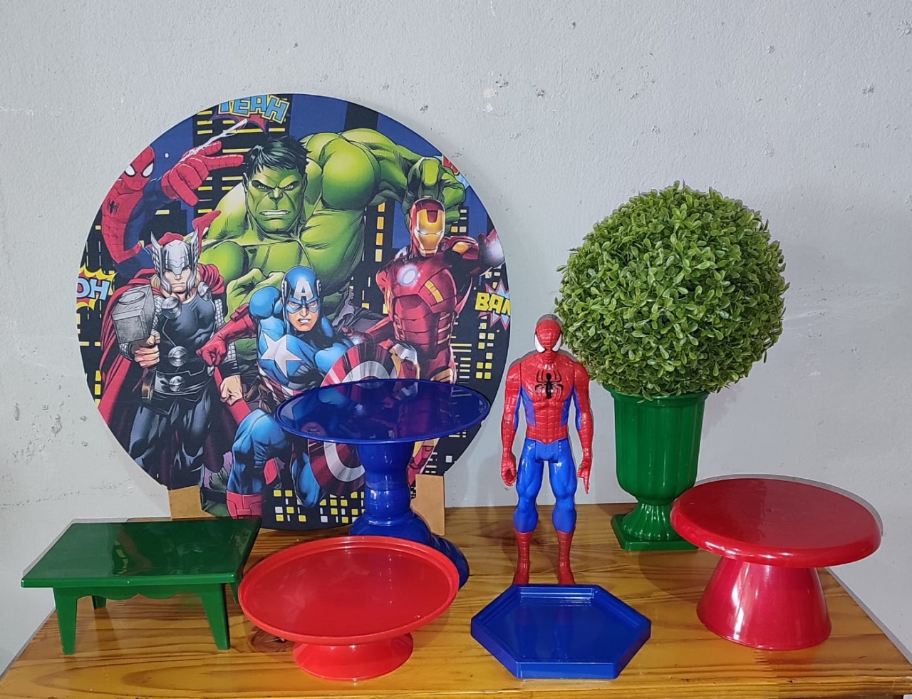 Mini Kit Vingadores - Heróis - Arte Sonho Locação
