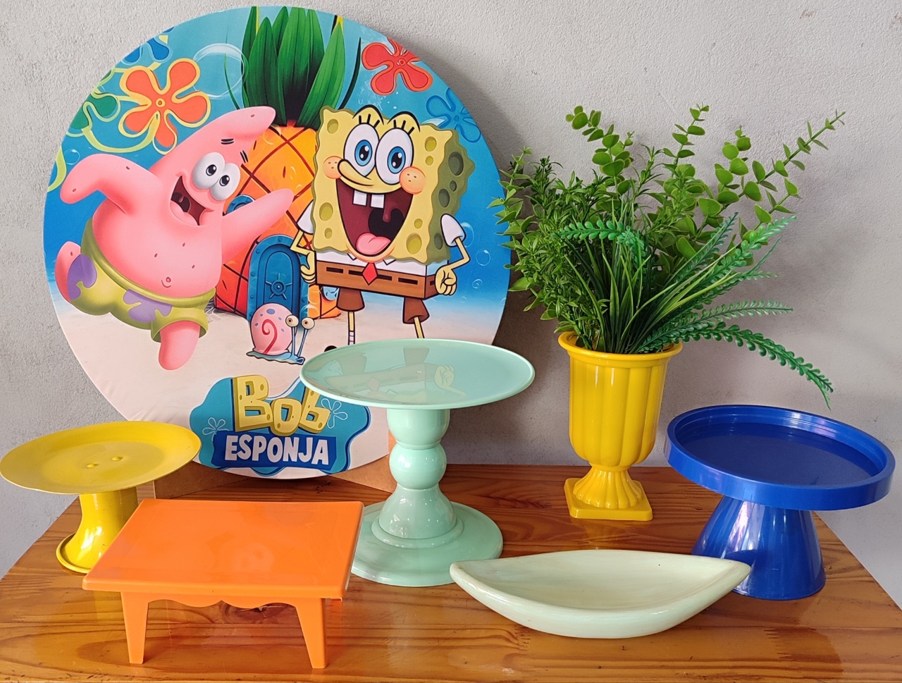 Mini Kit Bob Esponja - Arte Sonho Locação