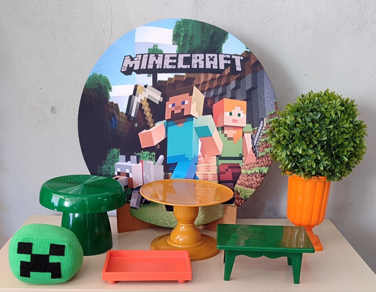 Mini Kit Minecraft - Arte Sonho Locação