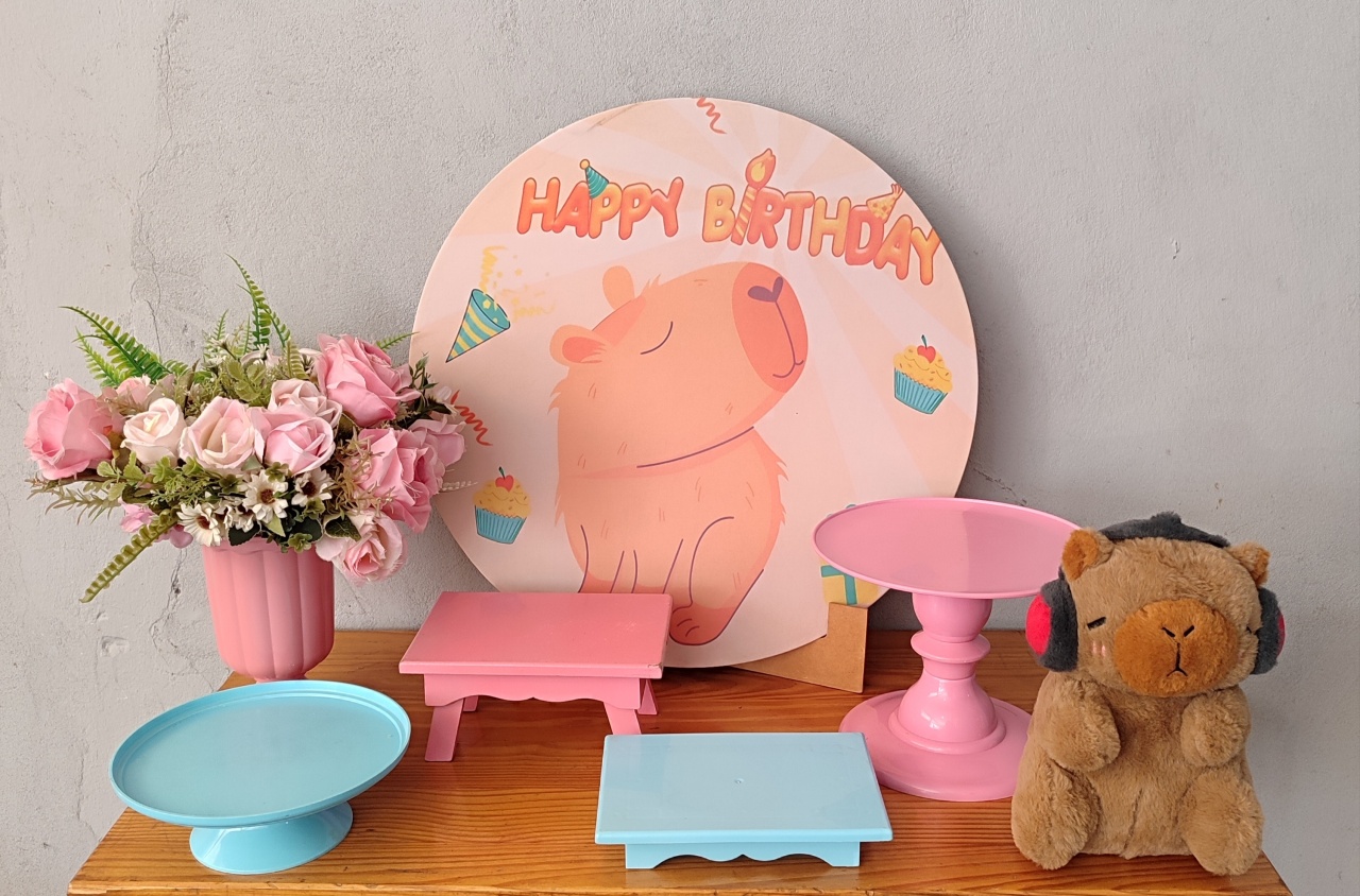 Mini Kit Capivara. - Arte Sonho Locação