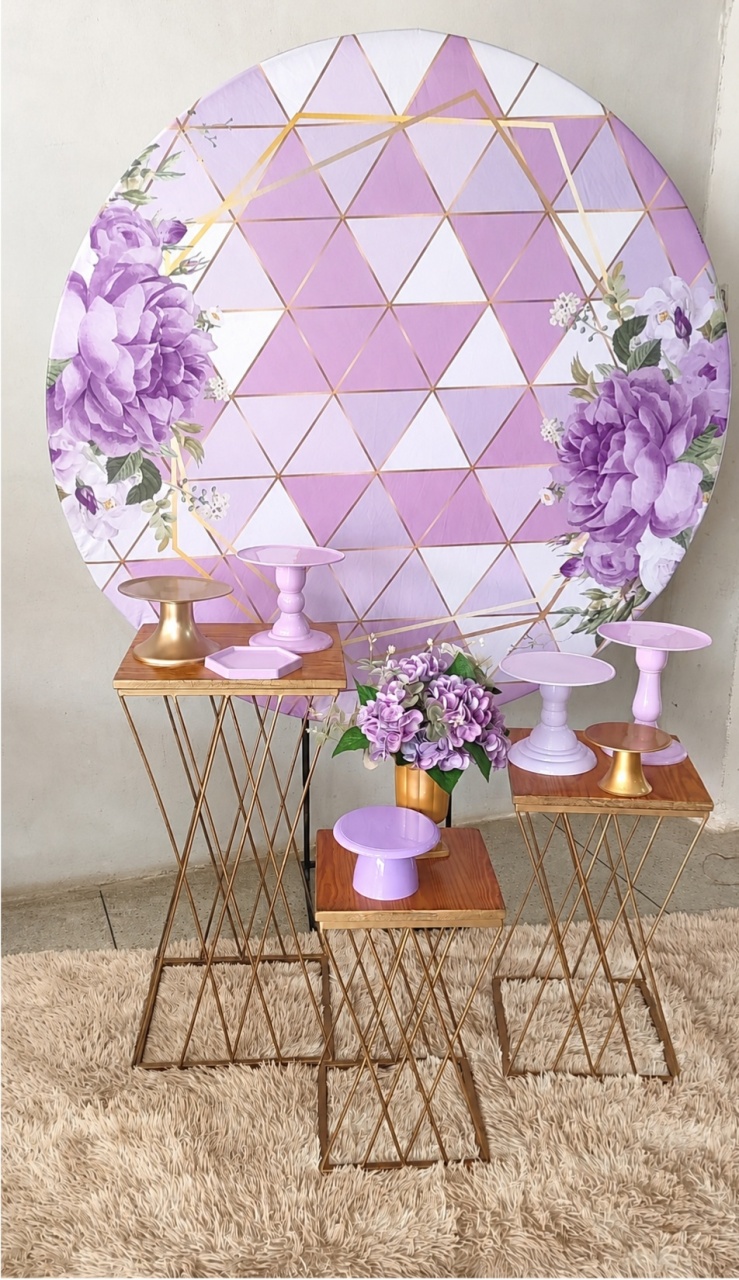 Adulto Floral Lilás - Arte Sonho Locação