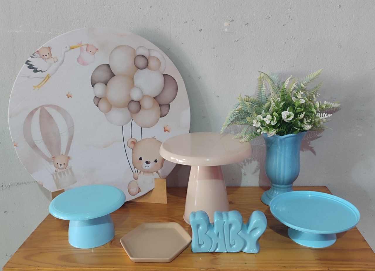 Mini Kit Chá de Bebê. - Arte Sonho Locação