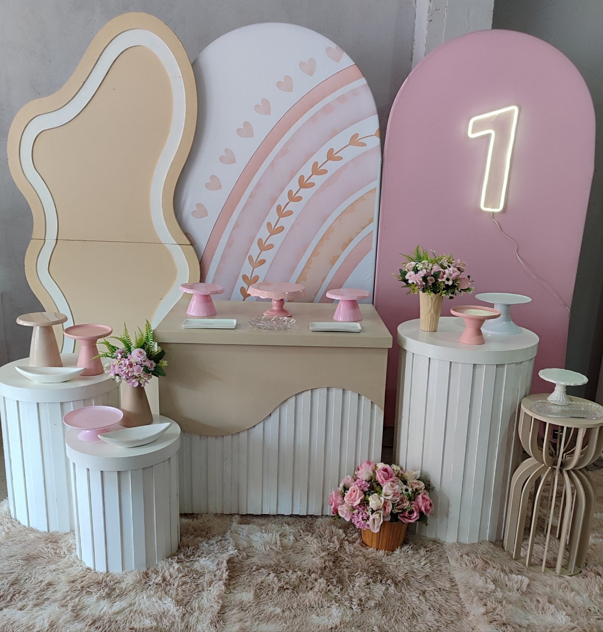 Arco Íris - Boho  - Arte Sonho Locação