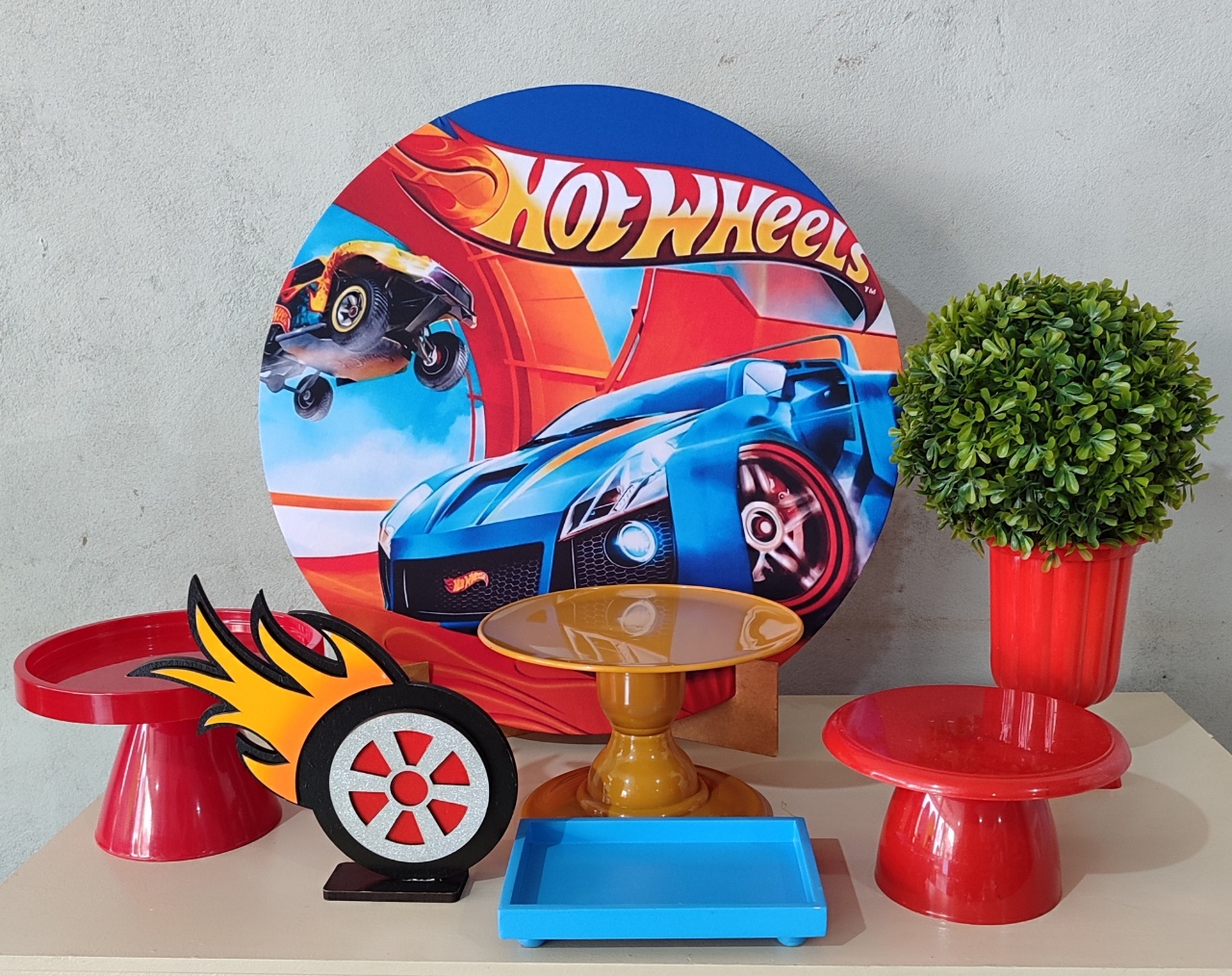 Mini Kit Hot Wheels - Arte Sonho Locação