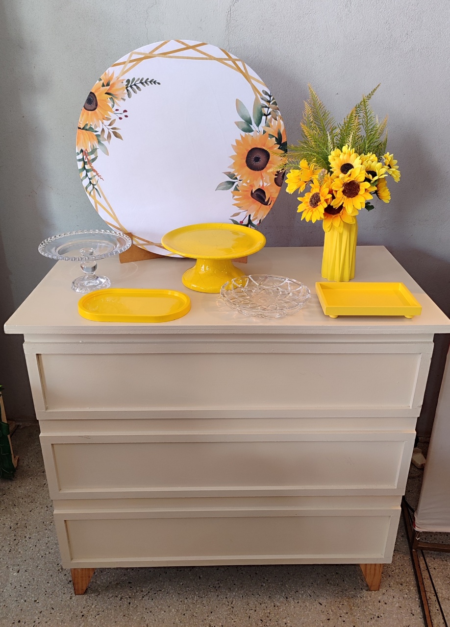 Mini Kit Girassol - Arte Sonho Locação
