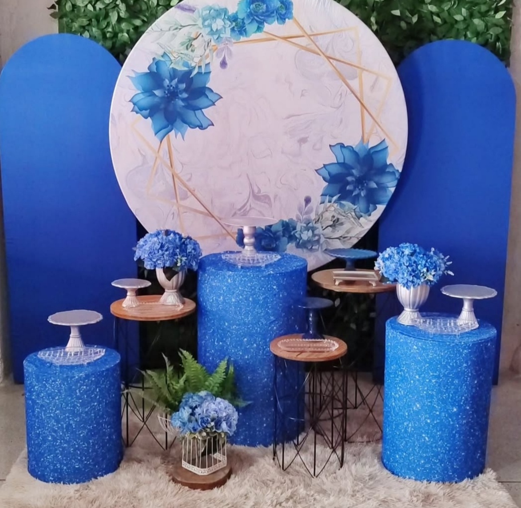 Adulto Floral Azul... - Arte Sonho Locação