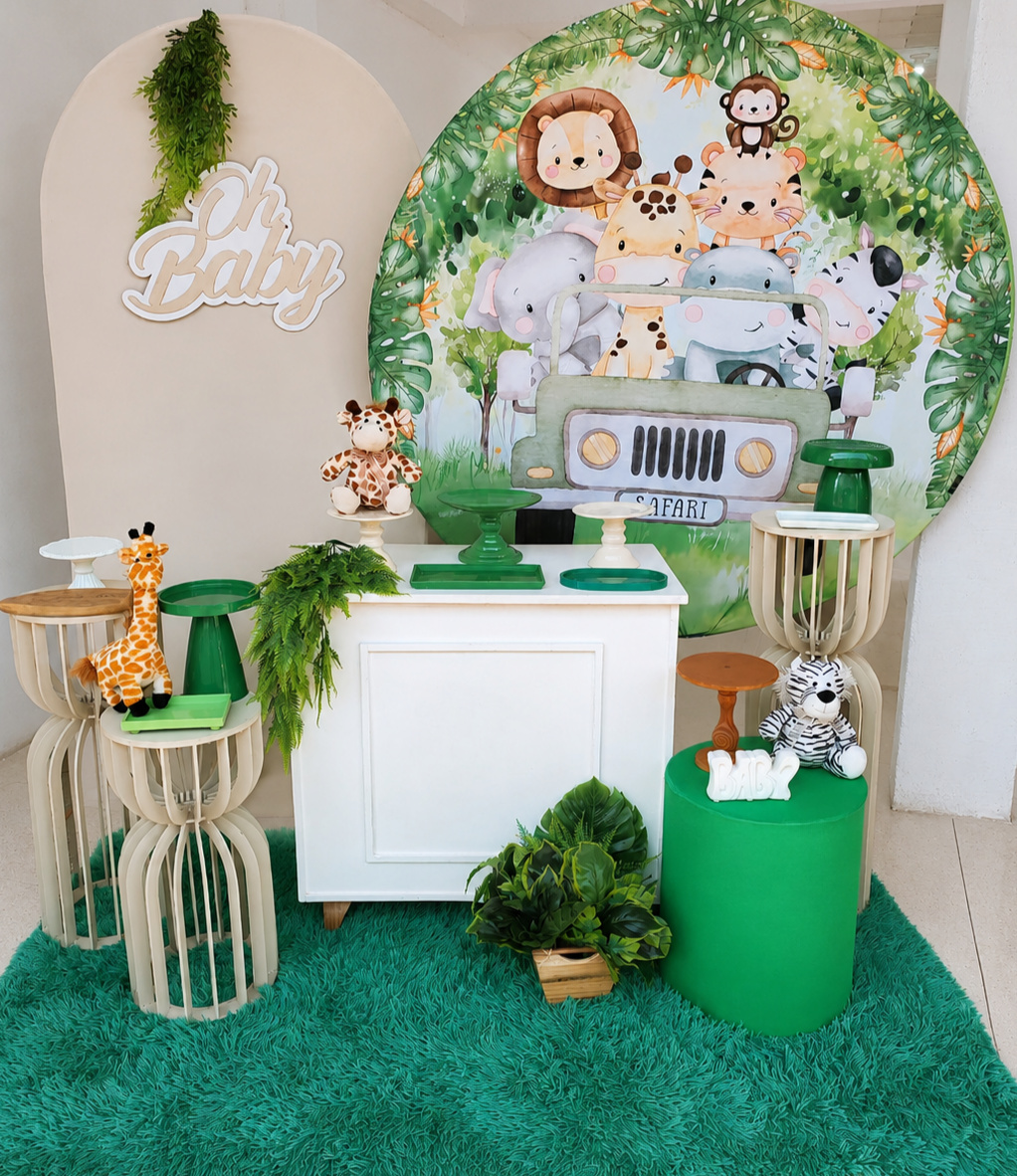 Safári Oh Baby - Chá de Bebe - Arte Sonho Locação
