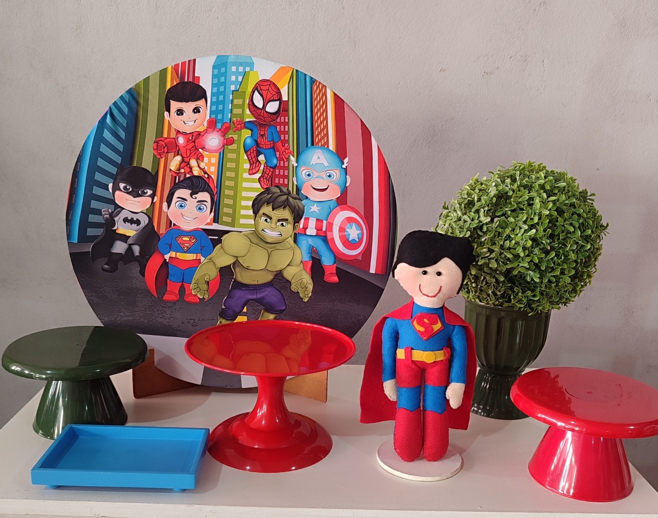 Mini Kit Heróis Baby - Arte Sonho Locação