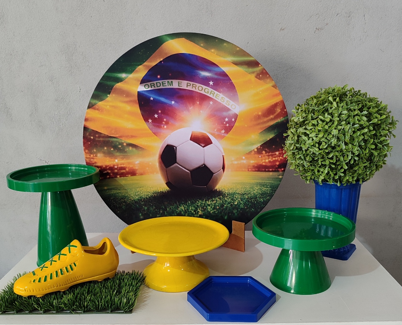 Mini Kit Copa Do Mundo - Brasil - Arte Sonho Locação
